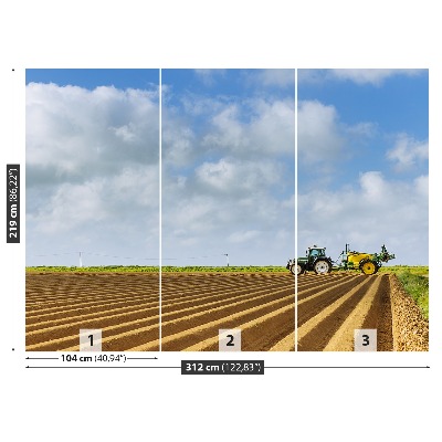 Mural de parede Campo da Normandia