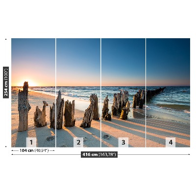 Mural de parede Praia do Quebra-Mar