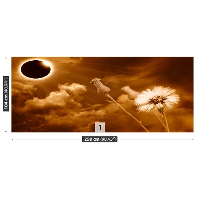 Mural de parede Sol dente-de-leão