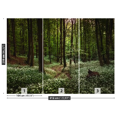 Mural de parede Floresta da Primavera