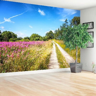 Papel de parede Prado florido