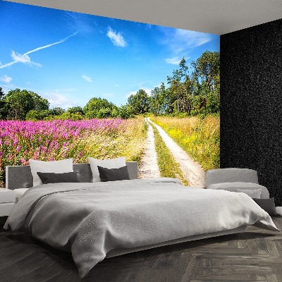 Papel de parede Prado florido