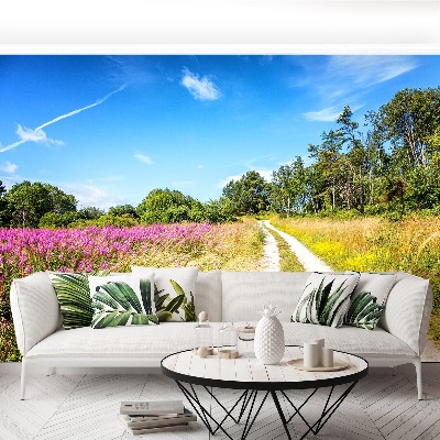 Papel de parede Prado florido