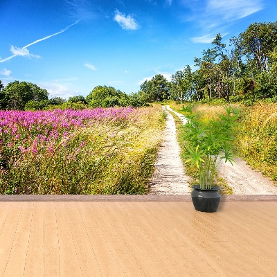 Papel de parede Prado florido