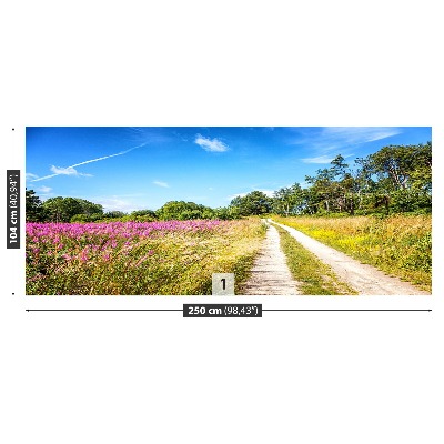 Papel de parede Prado florido