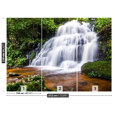 Mural de parede Cachoeira Tailândia