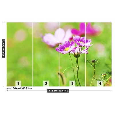 Mural de parede Cosmos Roxo