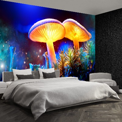 Papel de parede Floresta de cogumelos