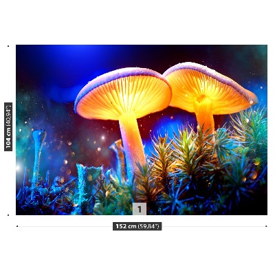 Papel de parede Floresta de cogumelos