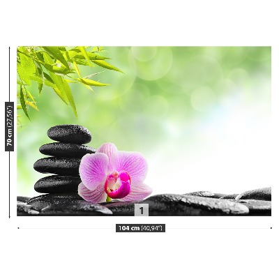 Papel de parede Pedras de orquídea