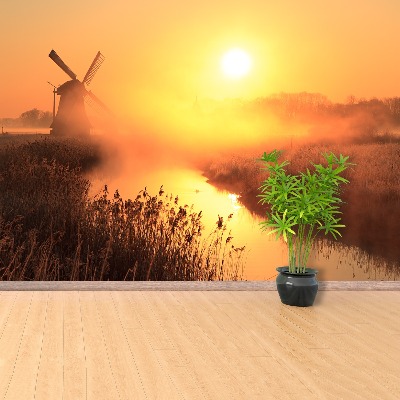 Mural de parede Moinho de vento solar