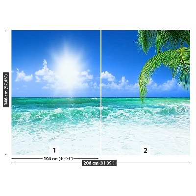 Mural de parede Paraíso da Praia