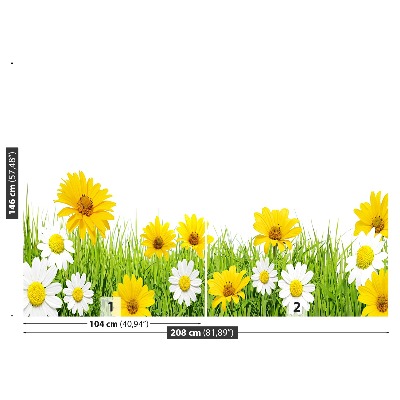 Papel de parede Capim-camomila