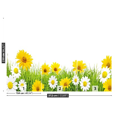 Papel de parede Capim-camomila