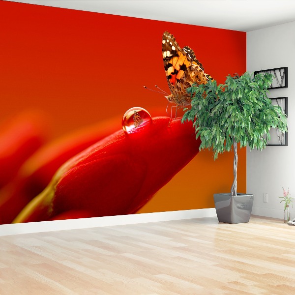 Mural de parede Borboleta Tulipa