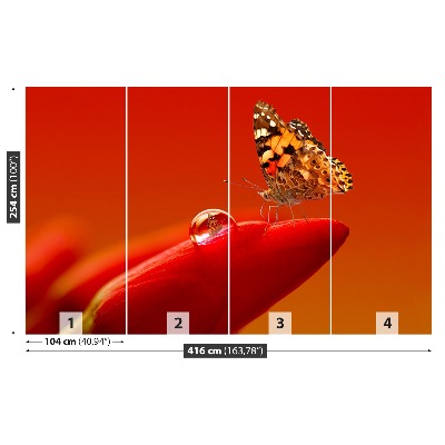 Mural de parede Borboleta Tulipa