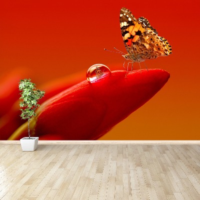 Mural de parede Borboleta Tulipa