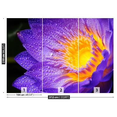 Mural de parede Lótus Roxo
