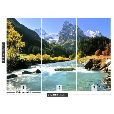 Papel de parede Alpes Suíços