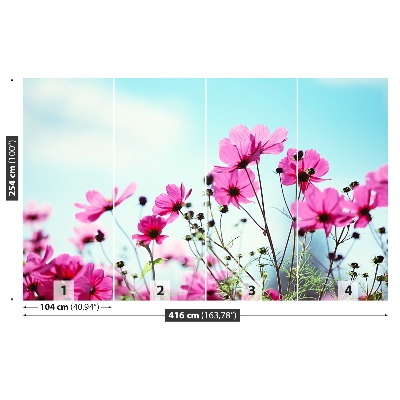 Papel de parede Céu de flores