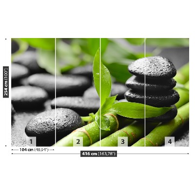 Papel de parede Pedras de bambu