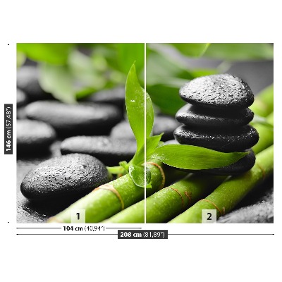 Papel de parede Pedras de bambu