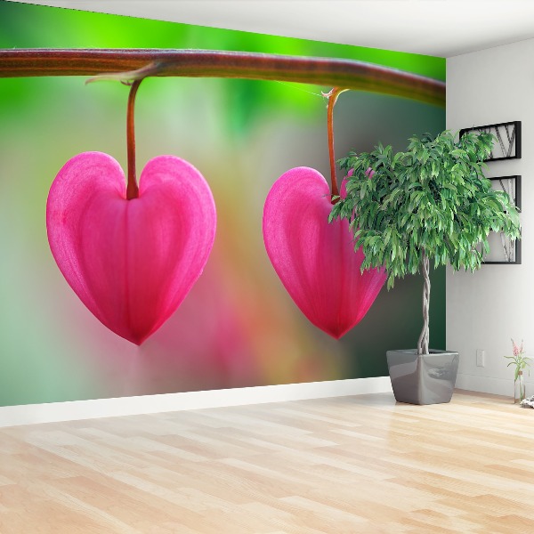 Papel de parede Coração de Flor