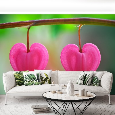 Papel de parede Coração de Flor