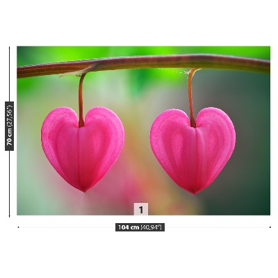 Papel de parede Coração de Flor