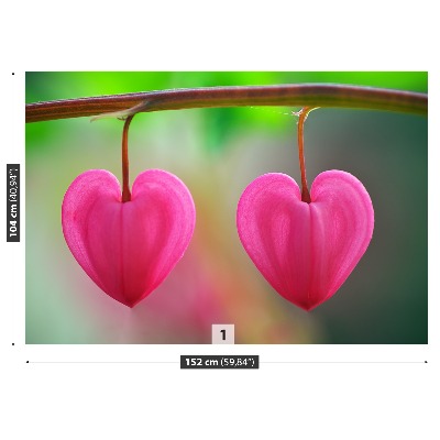 Papel de parede Coração de Flor