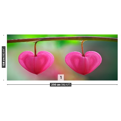 Papel de parede Coração de Flor