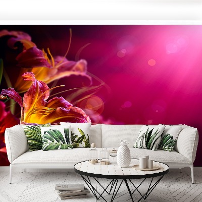 Mural de parede Lírio Roxo