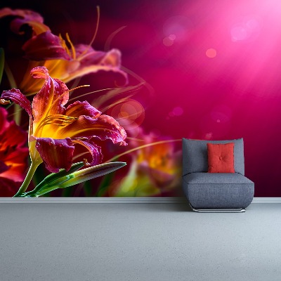 Mural de parede Lírio Roxo