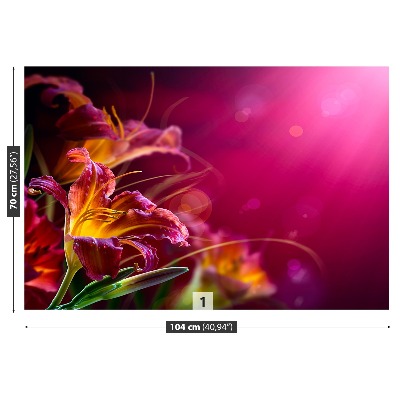 Mural de parede Lírio Roxo