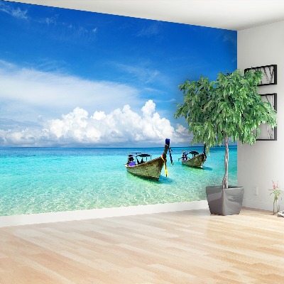 Papel de parede Barcos de praia