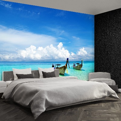 Papel de parede Barcos de praia