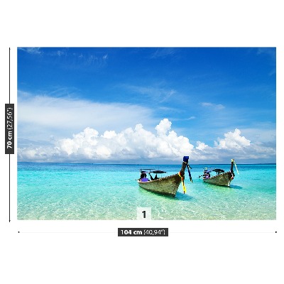 Papel de parede Barcos de praia