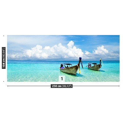 Papel de parede Barcos de praia