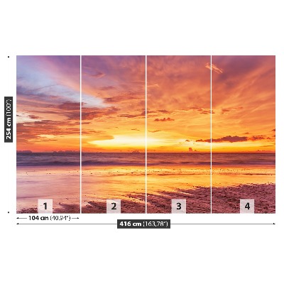 Mural de parede Lindo pôr do sol