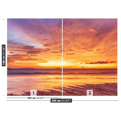 Mural de parede Lindo pôr do sol