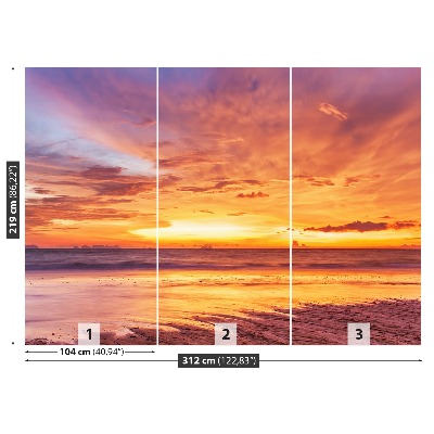 Mural de parede Lindo pôr do sol