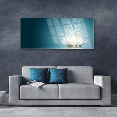 Quadro acrílico Planta de flor de lótus