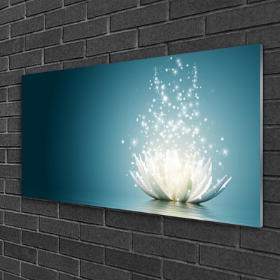 Quadro acrílico Planta de flor de lótus