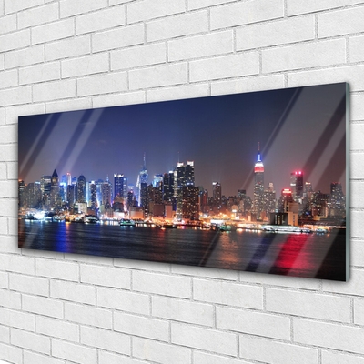 Pintura acrílica Arranha-céus Casas da Cidade