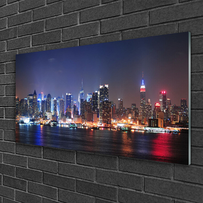 Pintura acrílica Arranha-céus Casas da Cidade