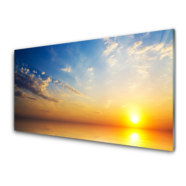 Quadro acrílico Paisagem de nuvens ao nascer do sol