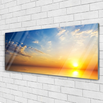 Quadro acrílico Paisagem de nuvens ao nascer do sol