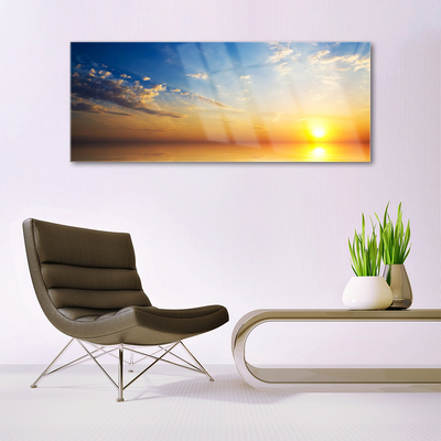 Quadro acrílico Paisagem de nuvens ao nascer do sol