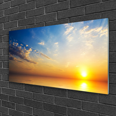 Quadro acrílico Paisagem de nuvens ao nascer do sol