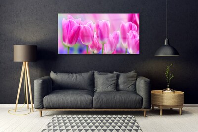 Pintura acrílica Tulipas na Parede